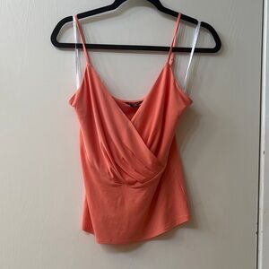 Marciano Peach Wrap Cami Top
